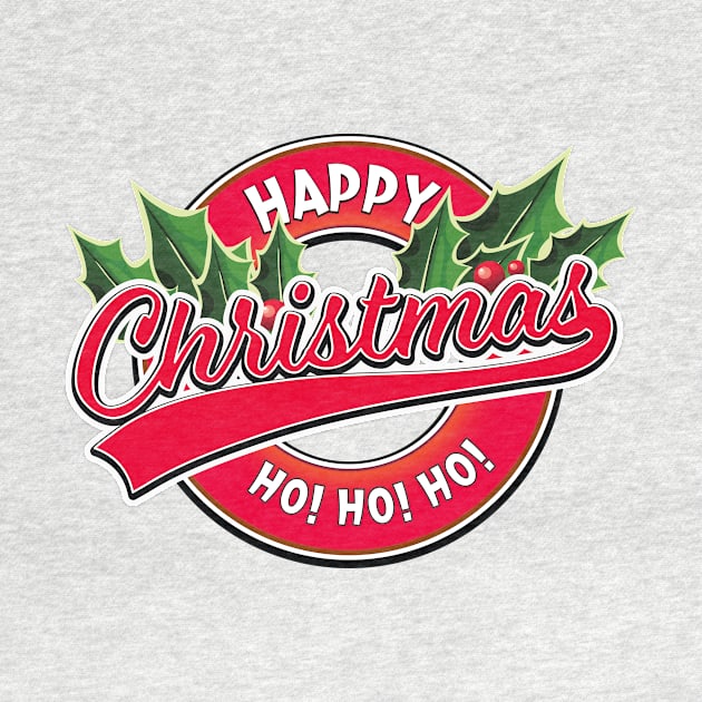 happy christmas ho ho ho logo. by nickemporium1